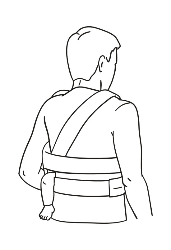 Marsupi instruction hip carry step 5